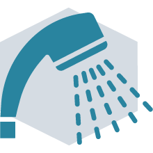 San Clemente Showers